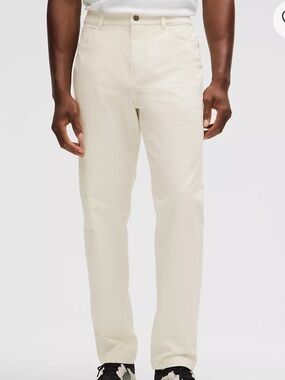 lululemon ABC Classic-fit 5 Pocket Pant 34/30 light tan